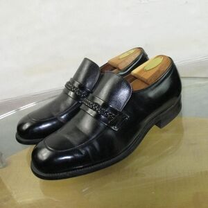 Leather Classics Loafers Vintage Black Leather Shoes Size 10 D